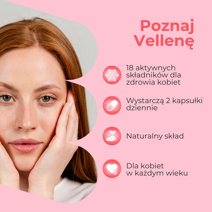 Kobiece zdrowie | Kapsułki 3-PACK + torba GRATIS | Vellena