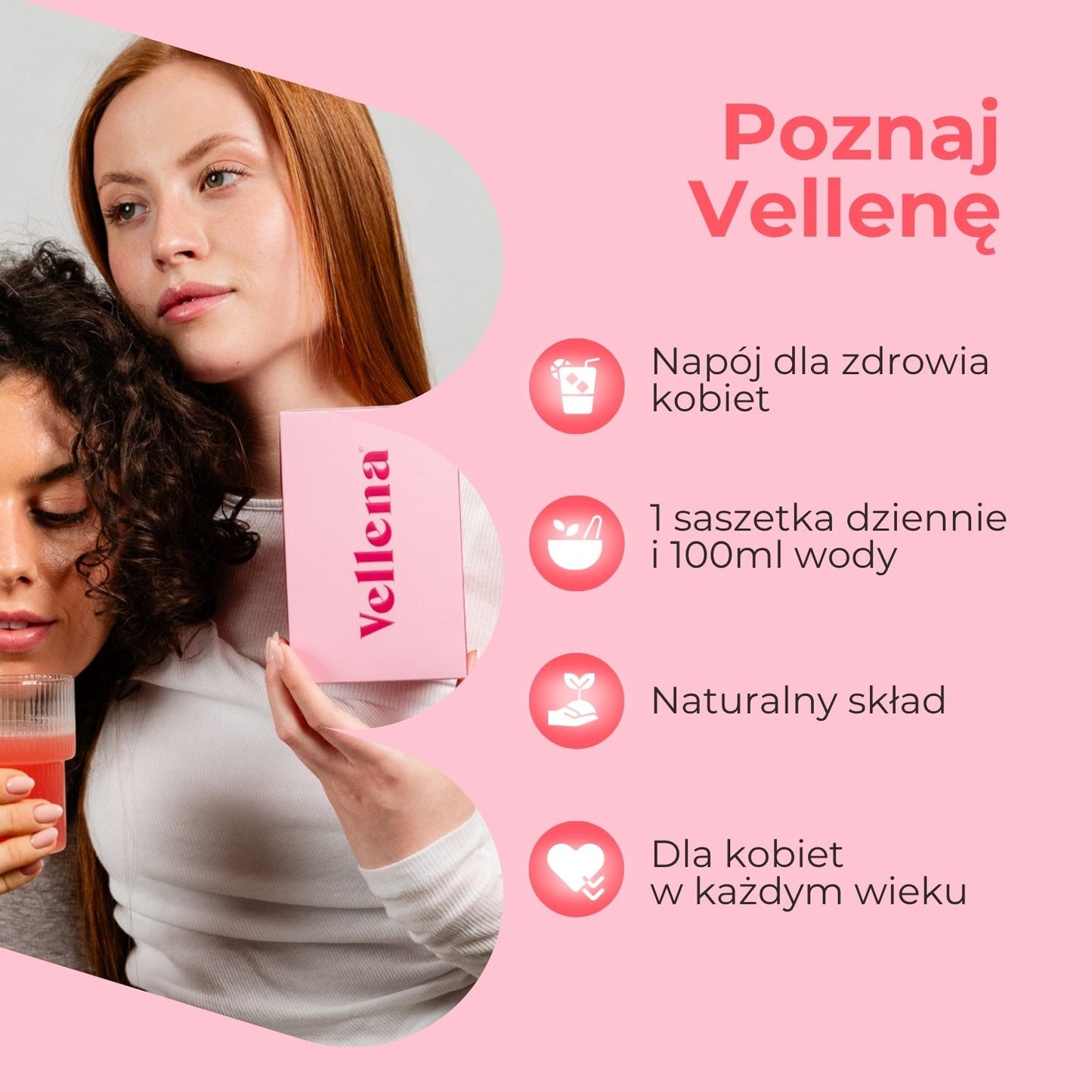 Jesienny 4-Mix smaków z prezentem | Napój dla kobiet | Vellena