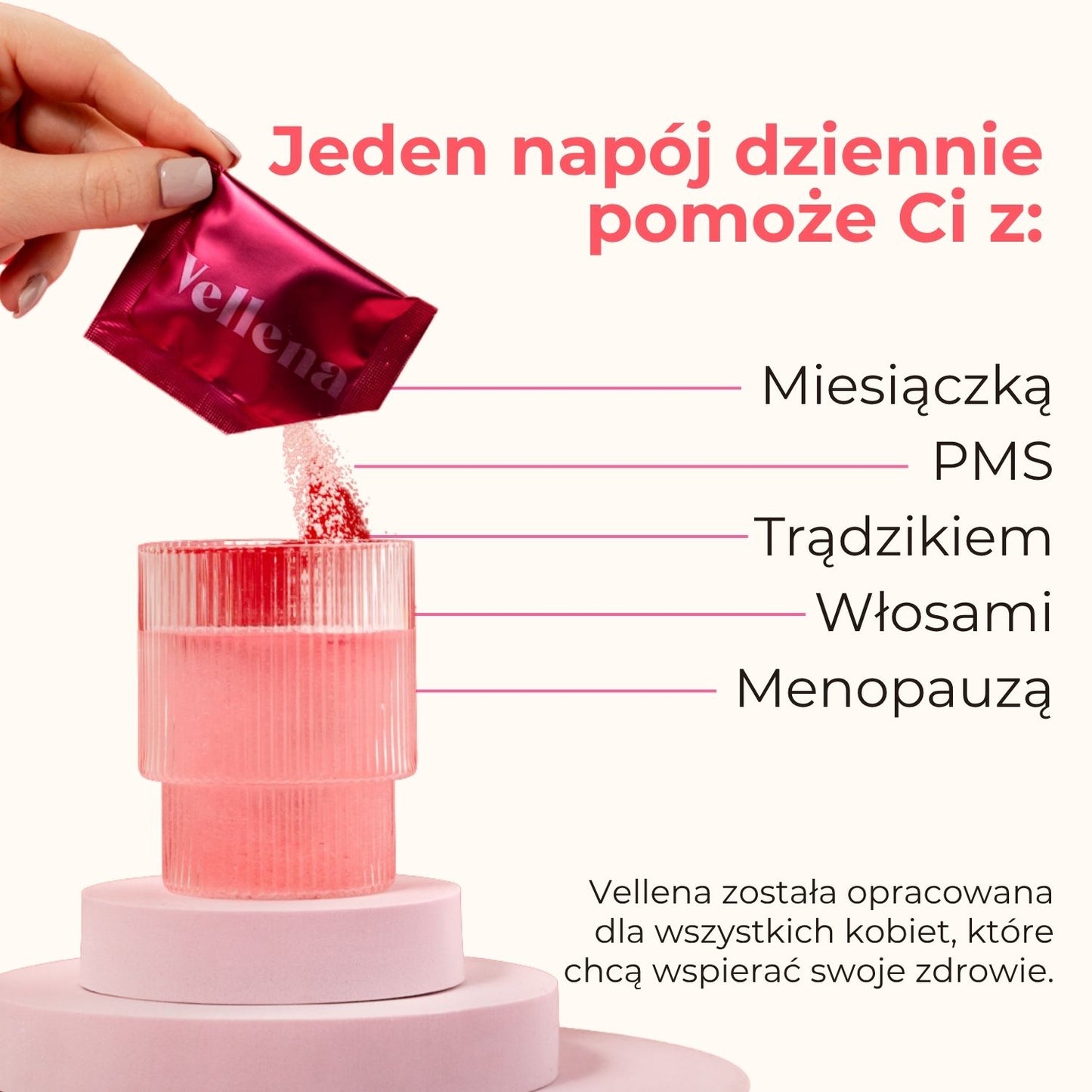 Jesienny 4-Mix smaków z prezentem | Napój dla kobiet | Vellena