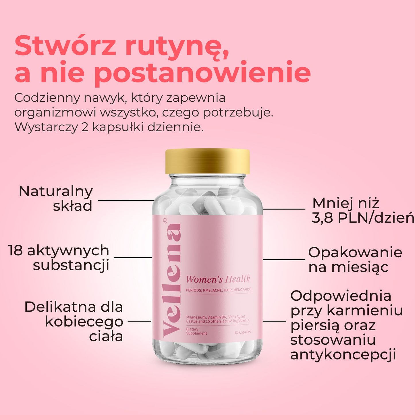 Kobiece zdrowie | Kapsułki | Vellena