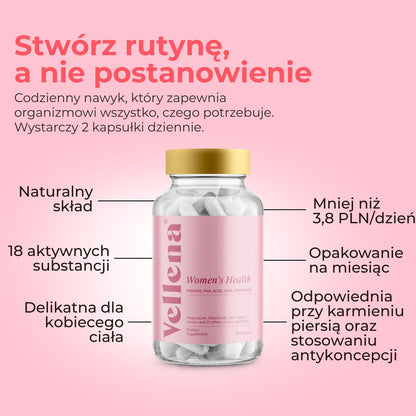 Kobiece zdrowie | Kapsułki | Vellena