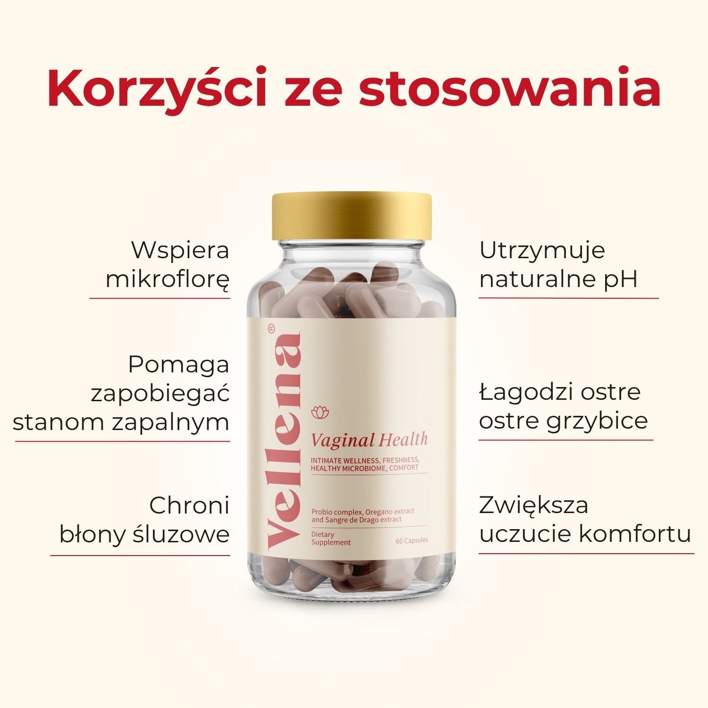 Zdrowie intymne | Kapsułki | Vellena